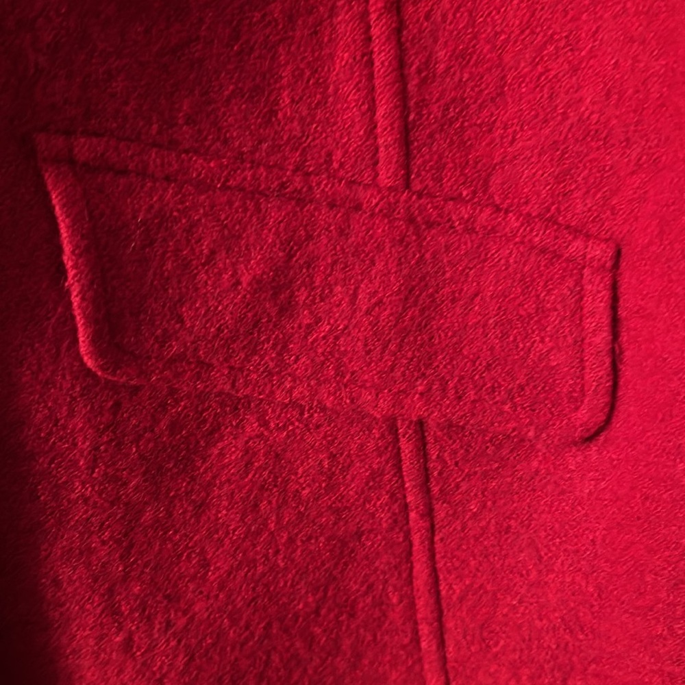 Talbots Plus Women's Red Blazer with Gold Buttons - Picture 4 of 7